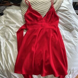 Red dress